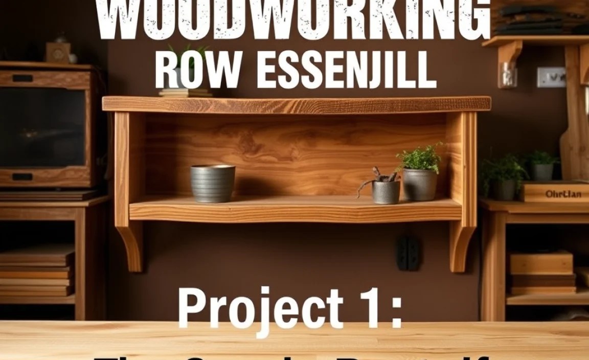 Project 1: The Simple Rustic Shelf