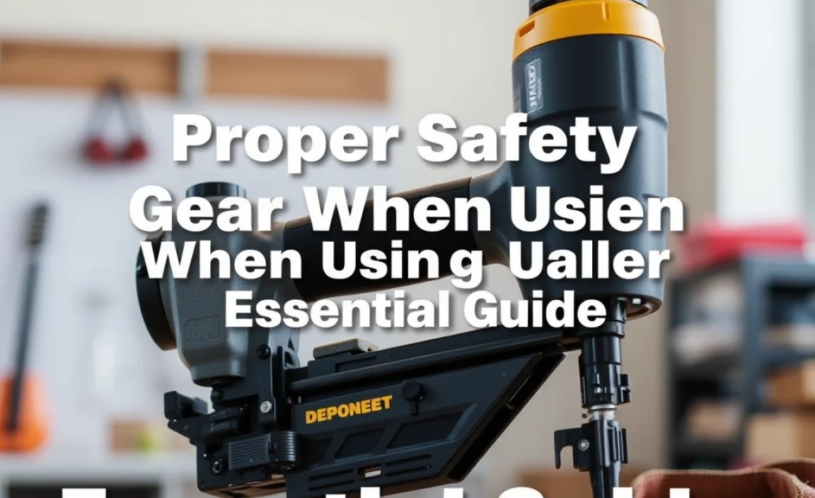 Proper Safety Gear When Using a Nailer: Essential Guide