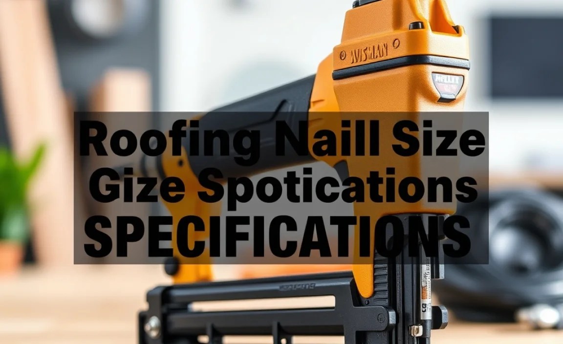 Roofing Nailer Coil Size Specifications: Essential Guide