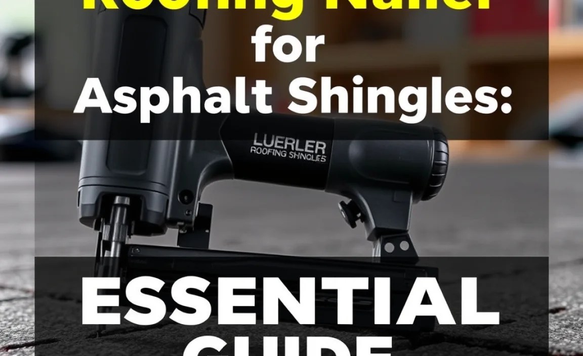 Roofing Nailer for Asphalt Shingles: Essential Guide