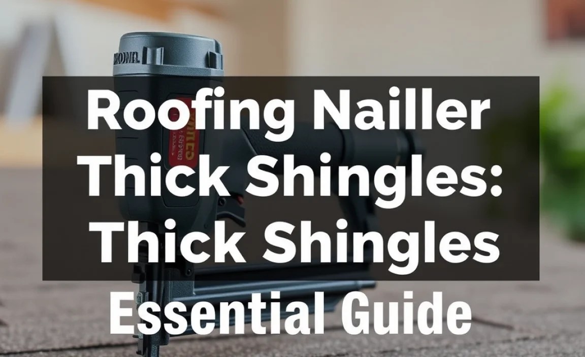 Roofing Nailer For Thick Shingles: Essential Guide