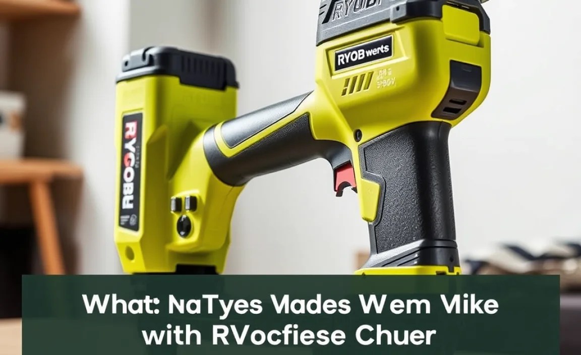 Ryobi Nailer Compatibility Chart (Common Models)