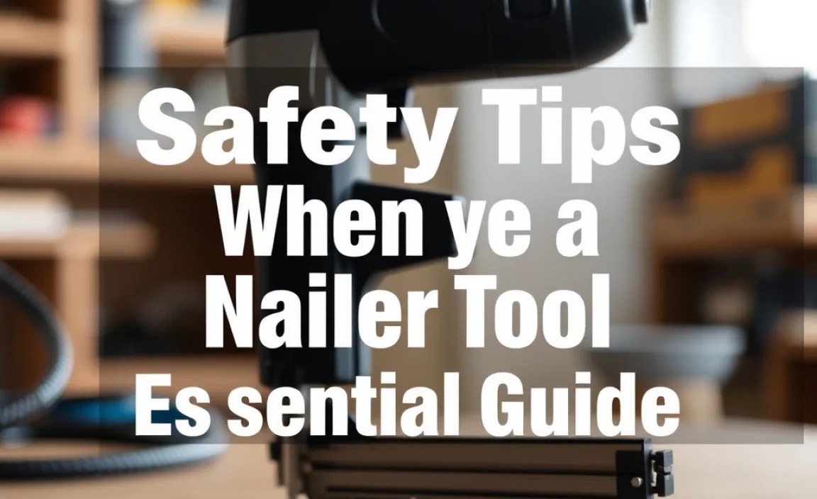 Safety Tips When Using a Nailer Tool: Essential Guide
