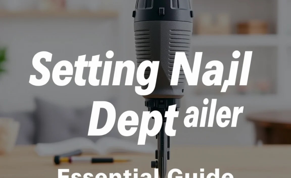 Setting Nail Depth on Finish Nailer: Essential Guide
