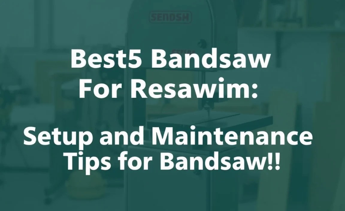 Setup and Maintenance Tips for Bandsaws