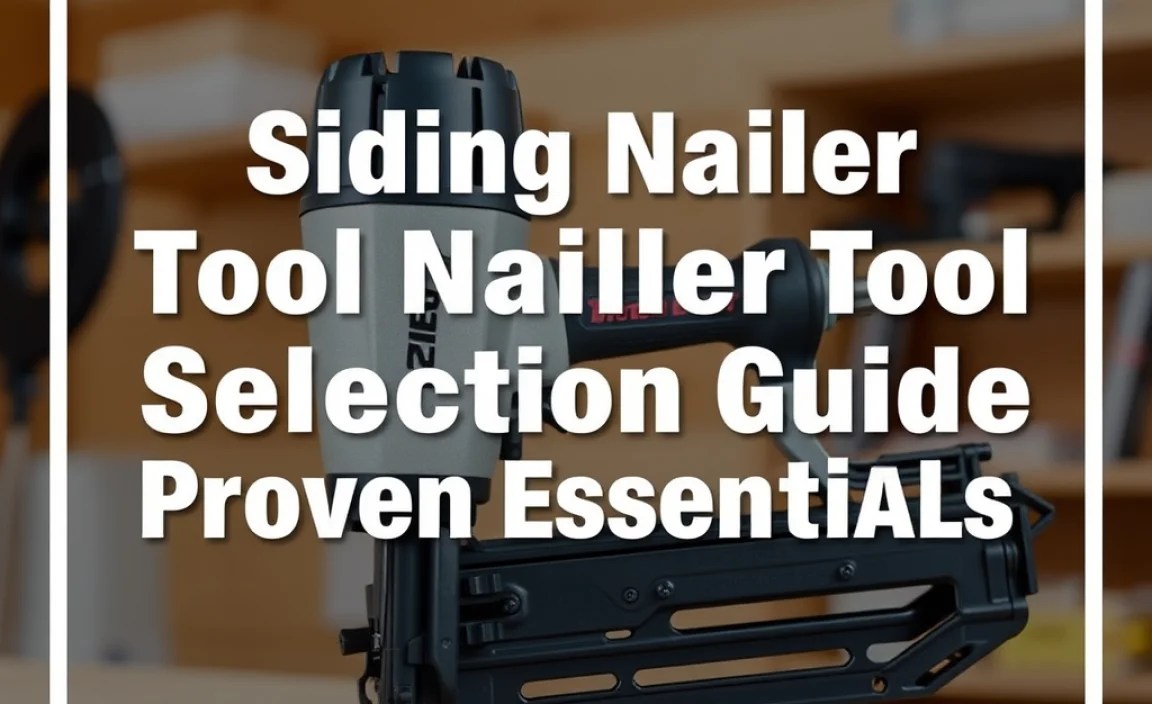 Siding Nailer Tool Selection Guide: Proven Essentials