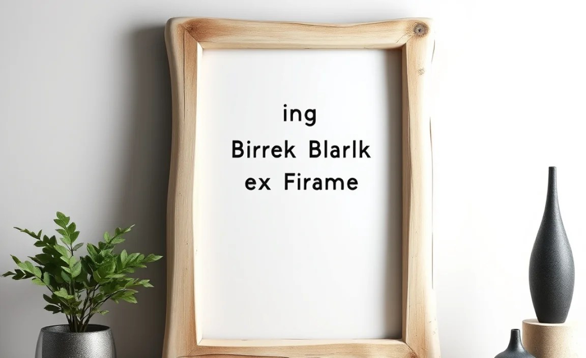 Simple Birch Bark Frame Tutorial for Beginners