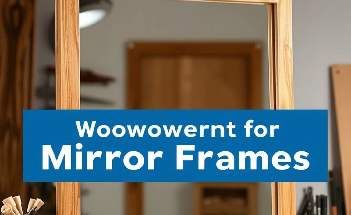 Simple Mirror Frame Woodworking Project: The Basic Butt Joint Frame