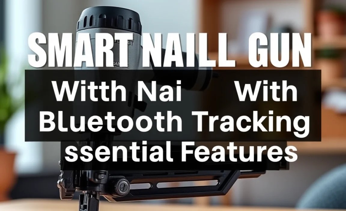 Smart Nail Gun With Bluetooth Tracking: Essential Features