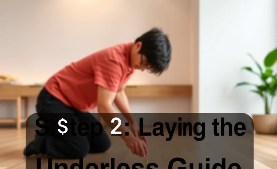 Step 2: Laying the Underlayment