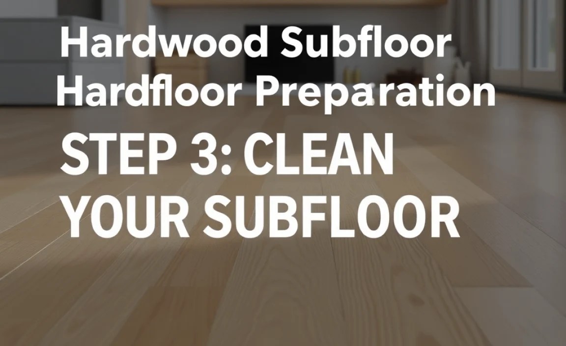 Step 3: Deep Clean Your Subfloor