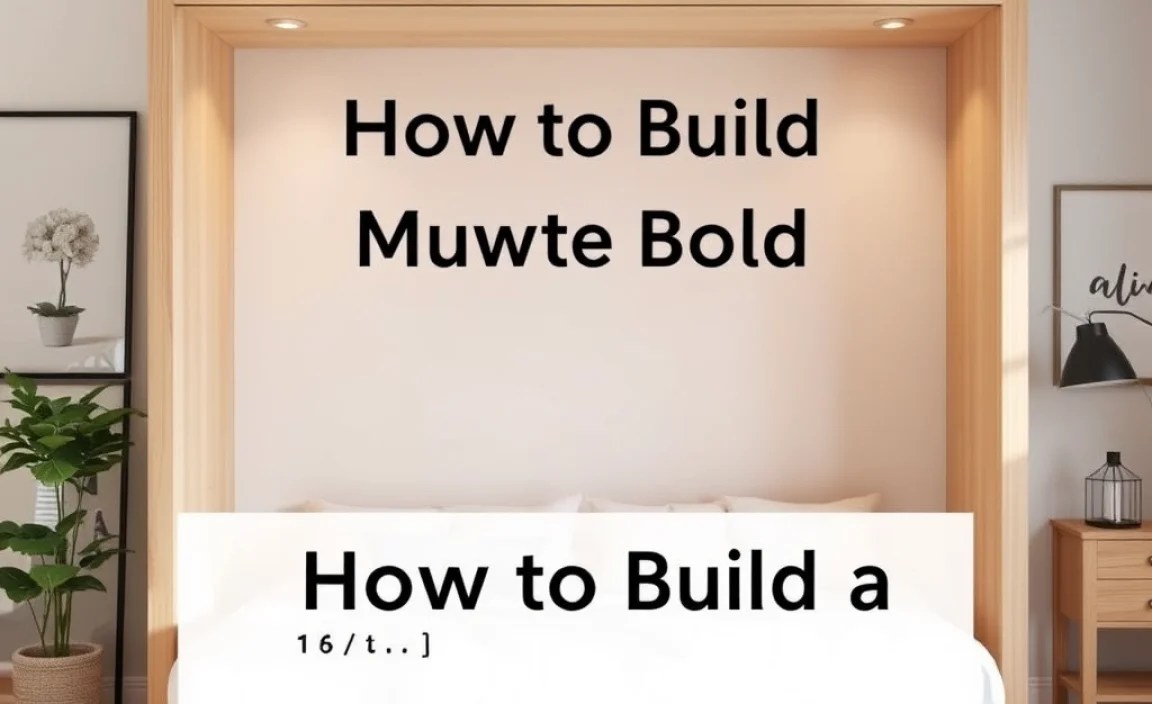 Step-by-Step: Building Your Murphy Bed