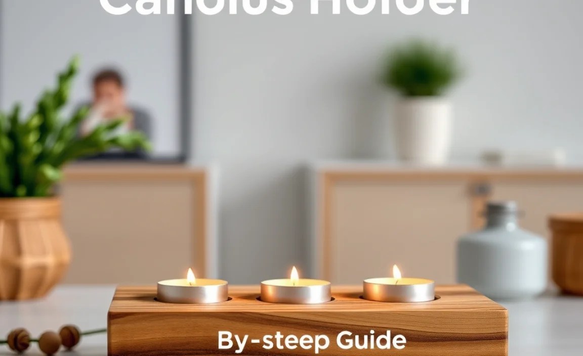 Step-by-Step Guide: DIY Solid Block Candle Holder