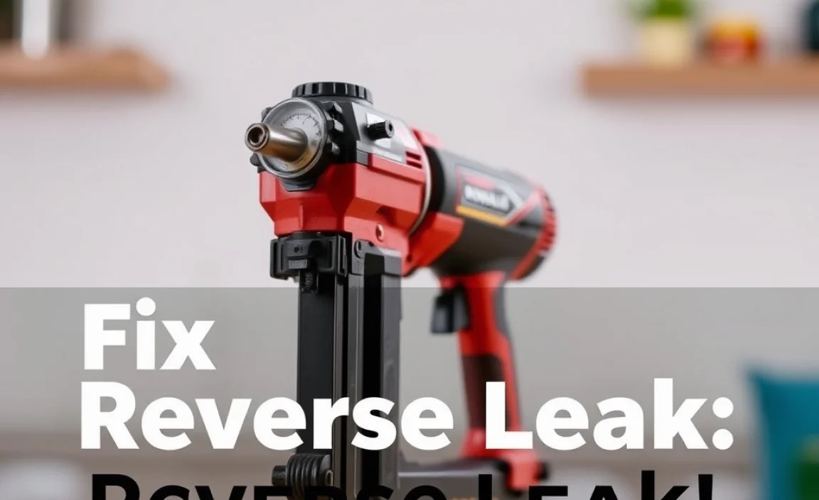 Step-by-Step Guide to Fixing Reverse Leaks