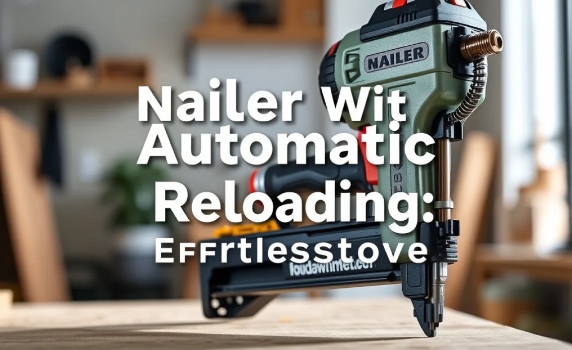 Step-by-Step: Using Your Nailer With Automatic Reloading