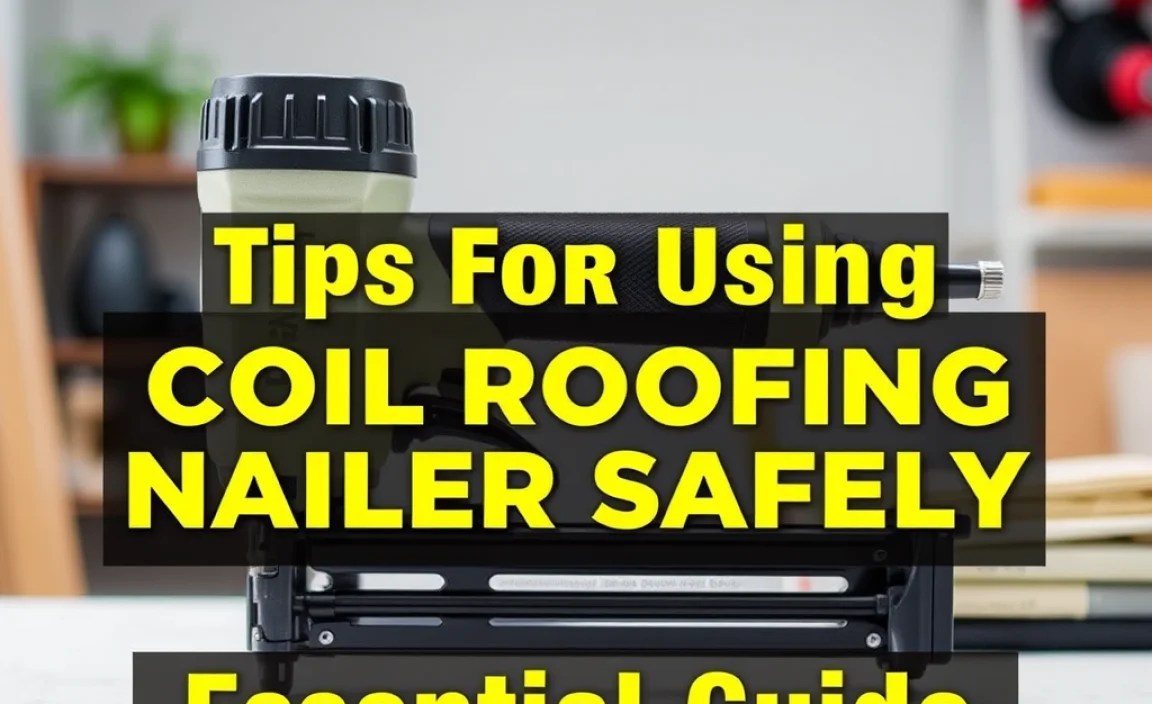 Tips for Using Coil Roofing Nailer Safely: Essential Guide