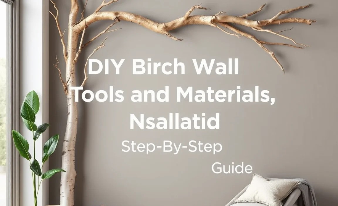 Tools and Materials Needed