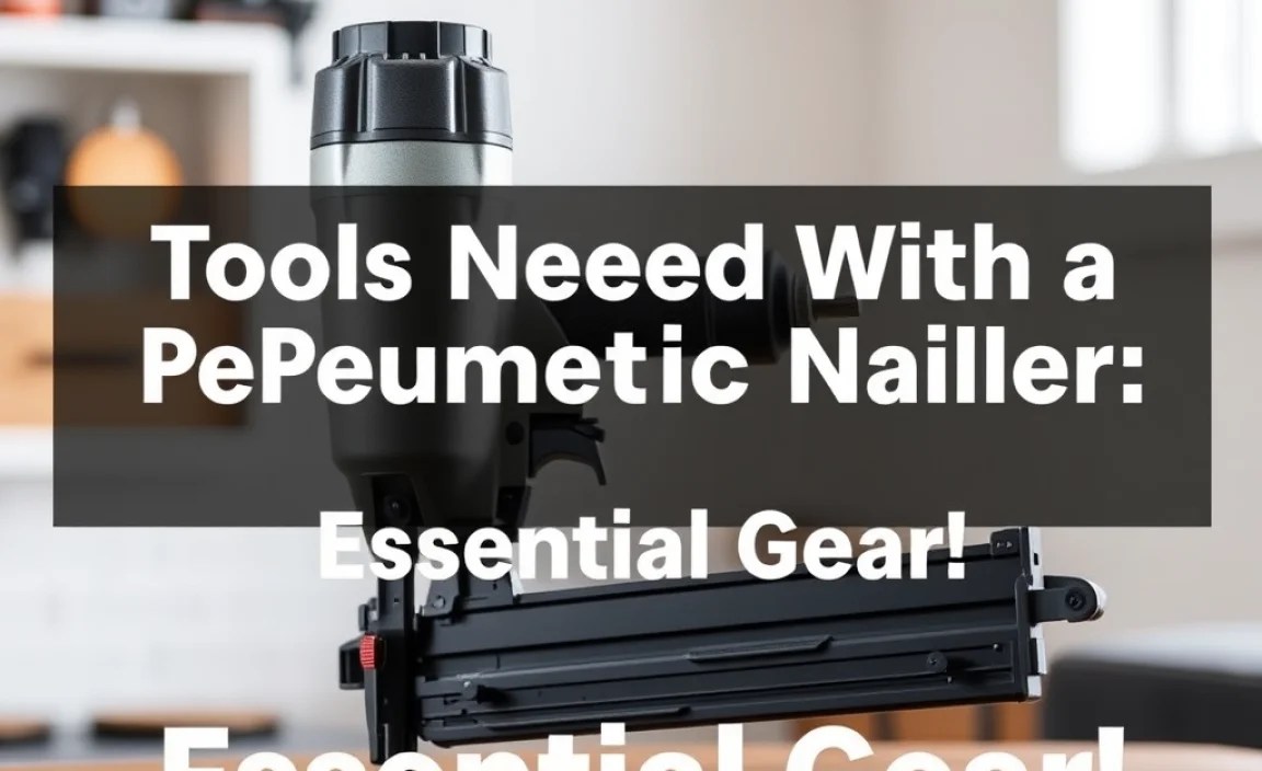 Tools Needed With a Pneumatic Nailer: Essential Gear!