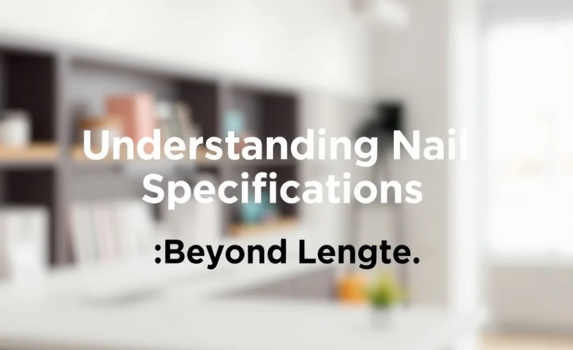 Understanding Nail Specifications: Beyond Length