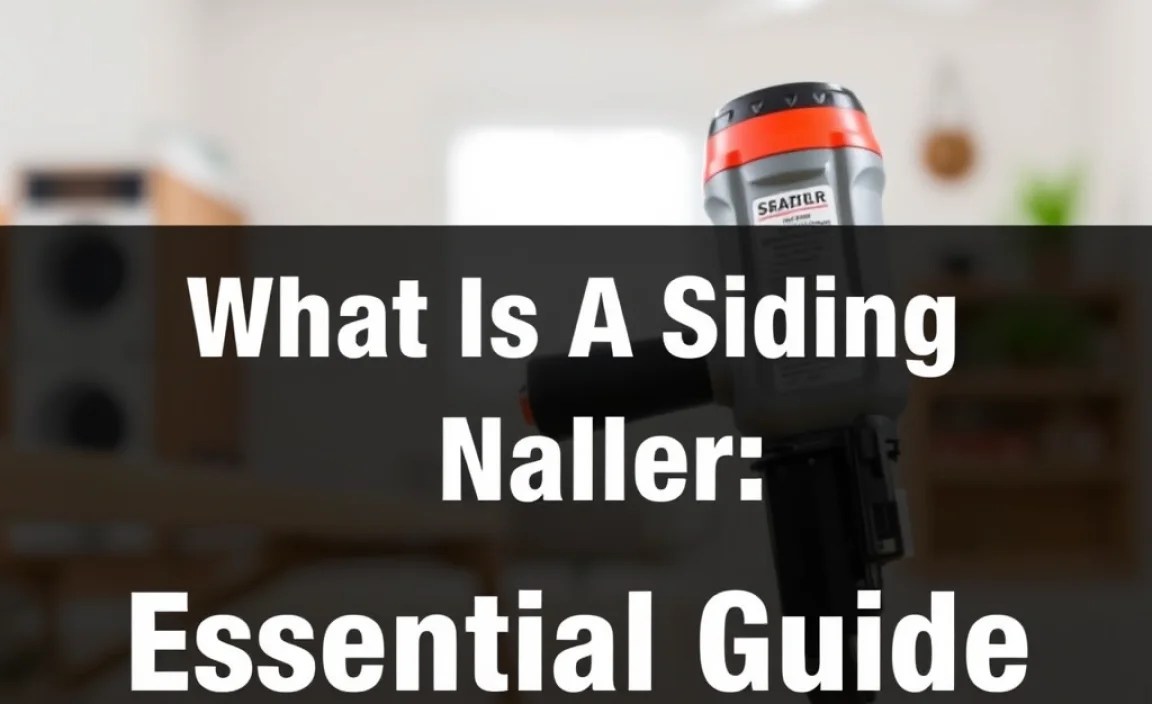 What Is A Siding Nailer: Essential Guide