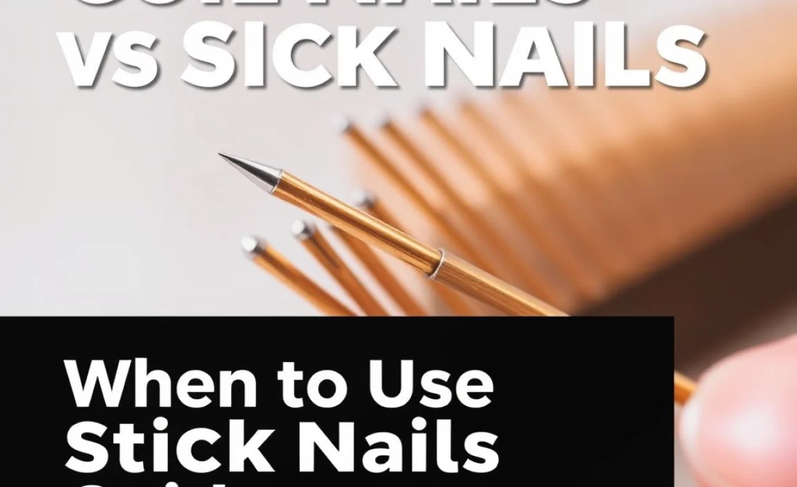 When to Use Stick Nails