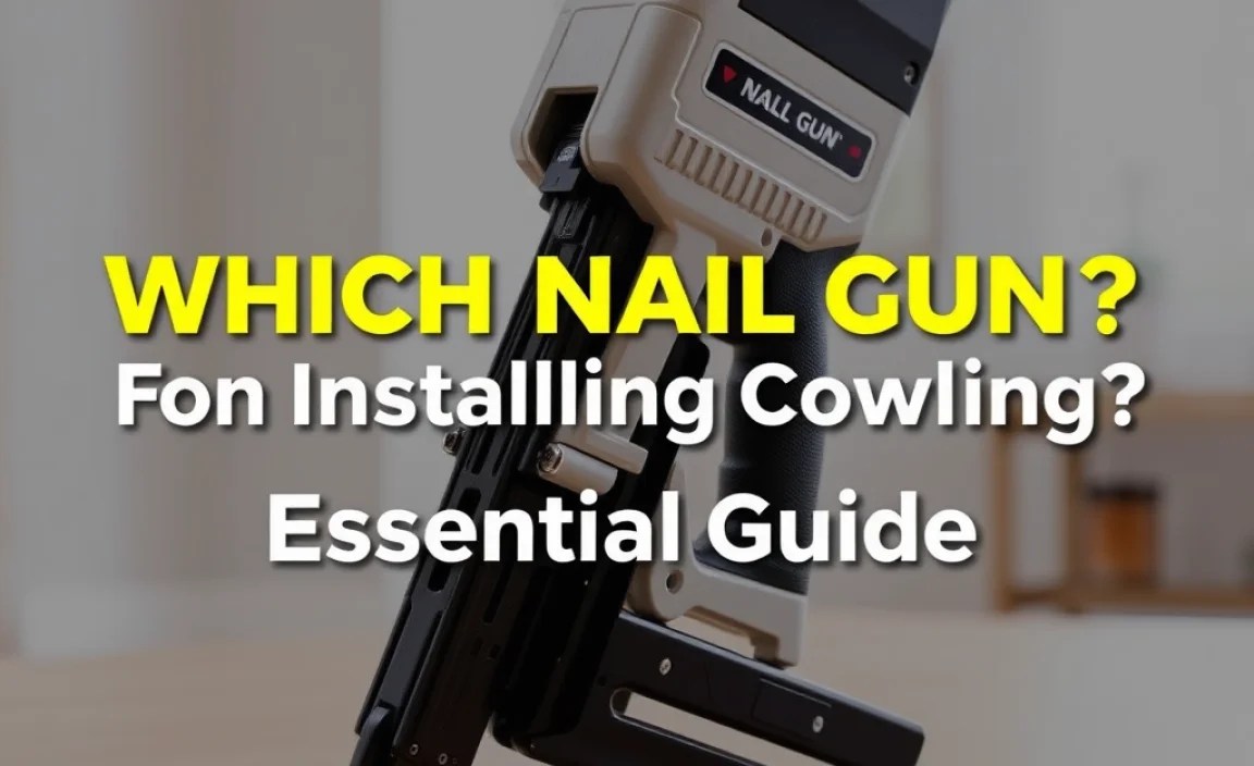 Which Nail Gun for Installing Crown Molding: Essential Guide