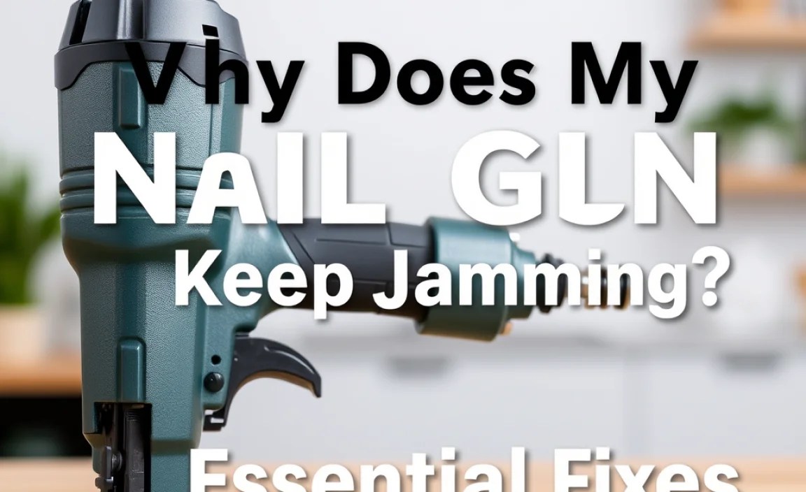 Why Does My Nail Gun Keep Jamming? Essential Fixes