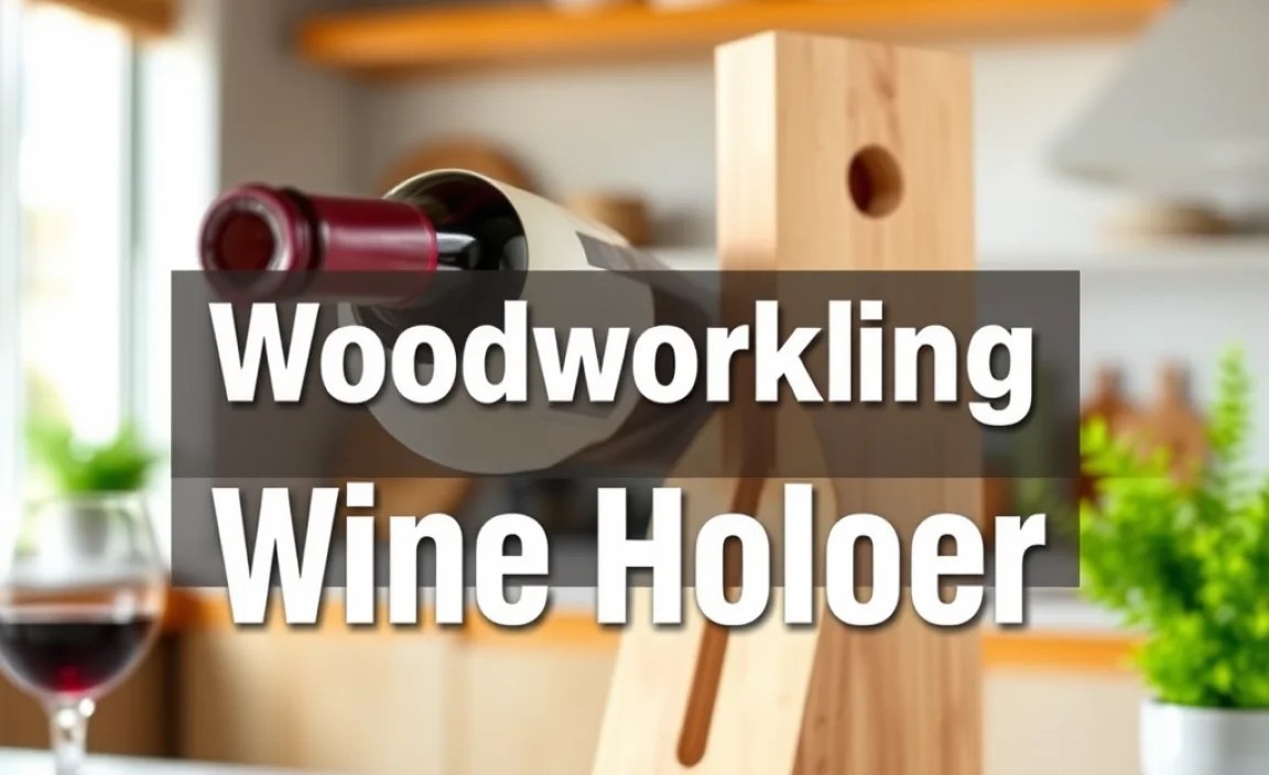 Woodworking Plan: Genius Wine Holder