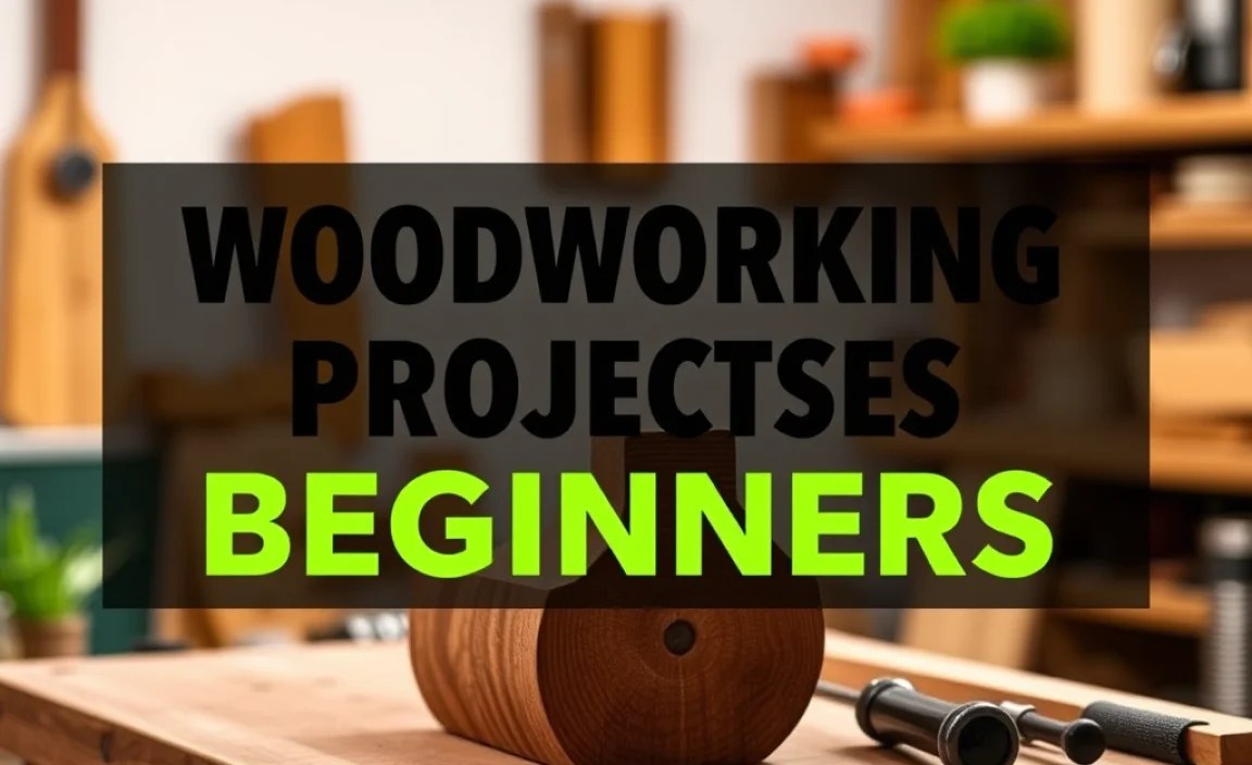 Woodworking Projects For Absolute Beginners: Essential Guide