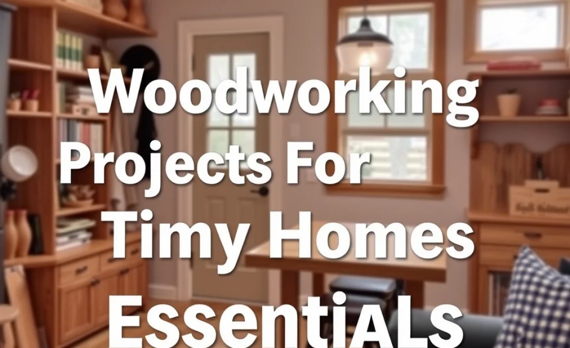 Woodworking Projects For Tiny Homes: Genius Essentials
