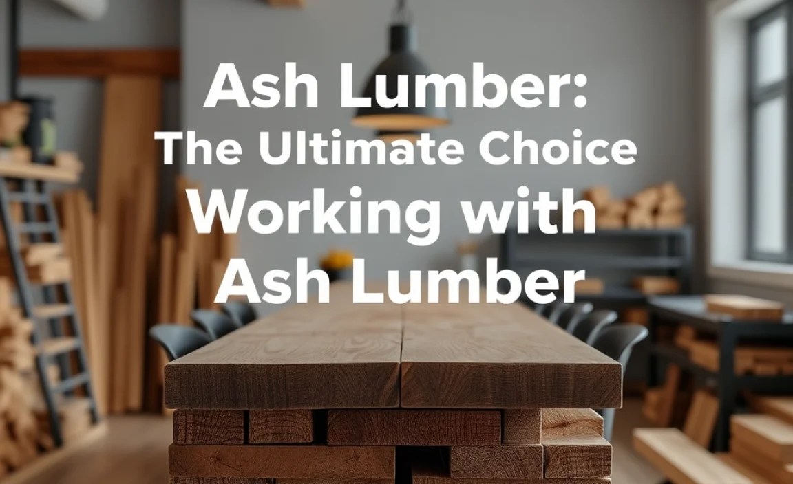 Working with Ash Lumber