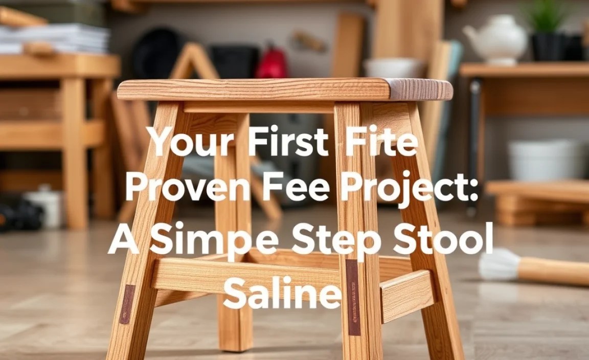 Your First Free Project: A Simple Step Stool Example