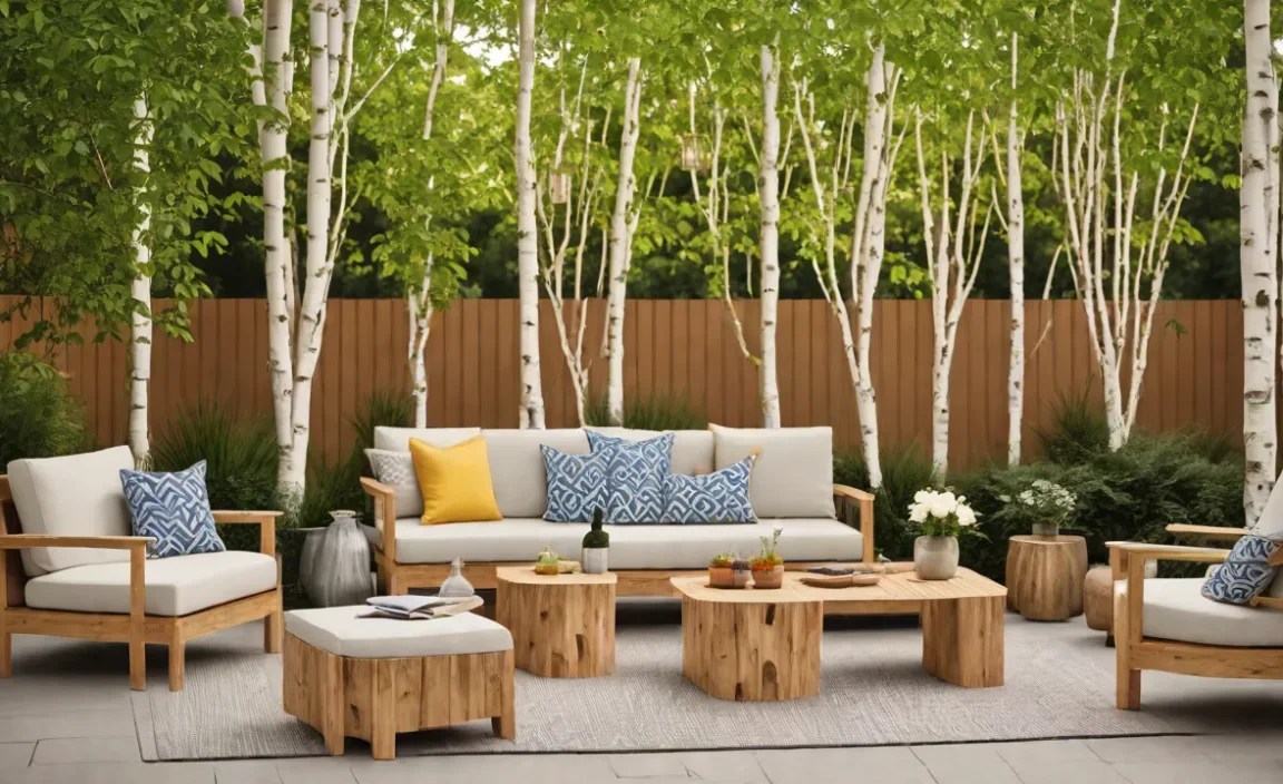 3. DIY Birch Seating Projects