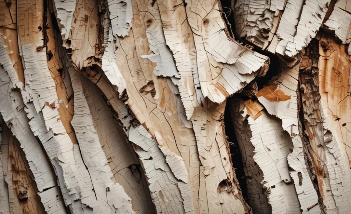 Common Birch Tree Bark Patterns