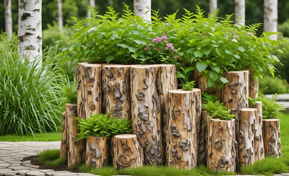 Creative Uses for Birch Stumps