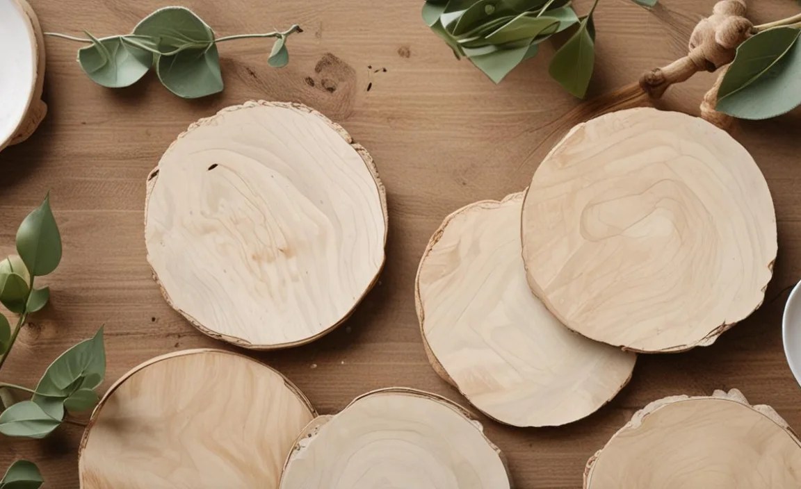 Design Ideas for Using Birch Coasters