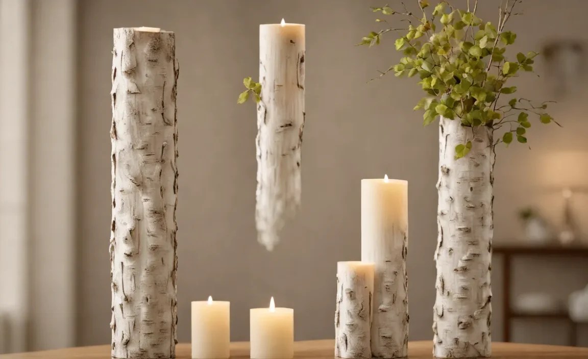 DIY Birch Pillar Decorating Techniques