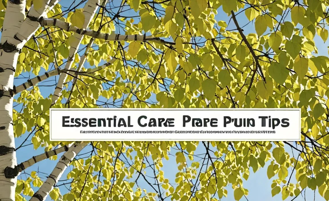 Essential Care Guide: Birch Tree Pruning Tips