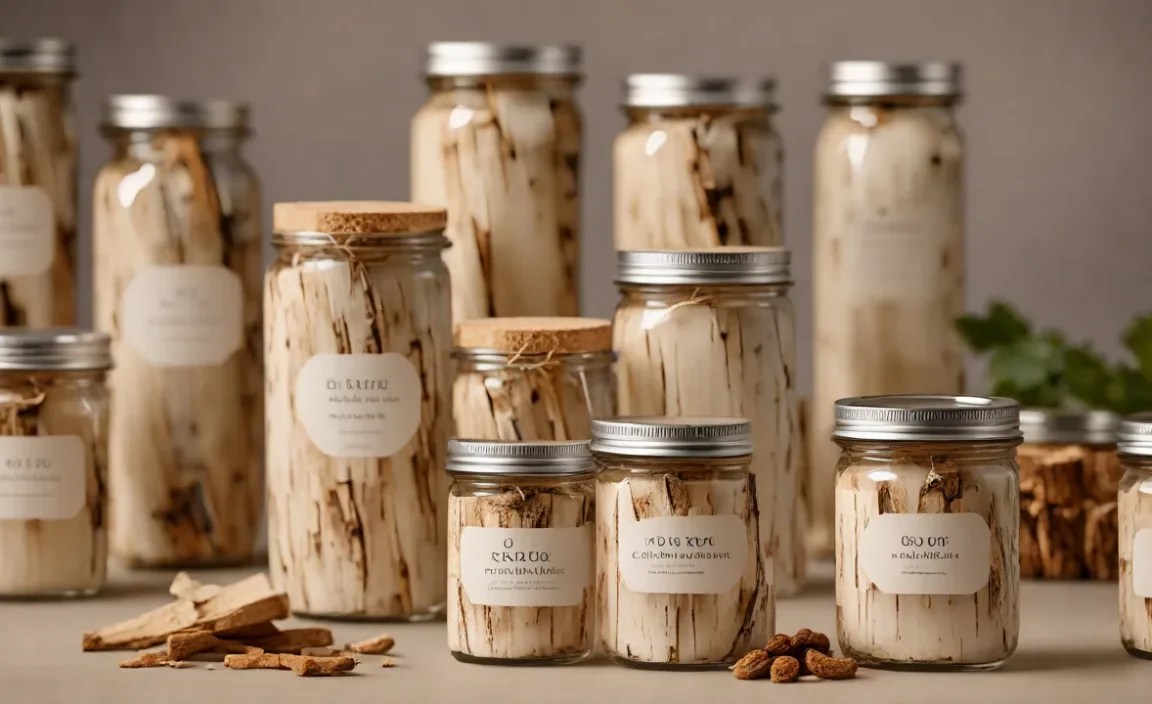 Materials Needed for Birch Bark Labels