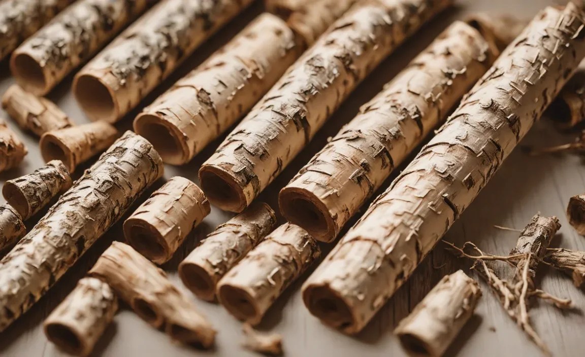 Preparing Birch Bark for Crafting