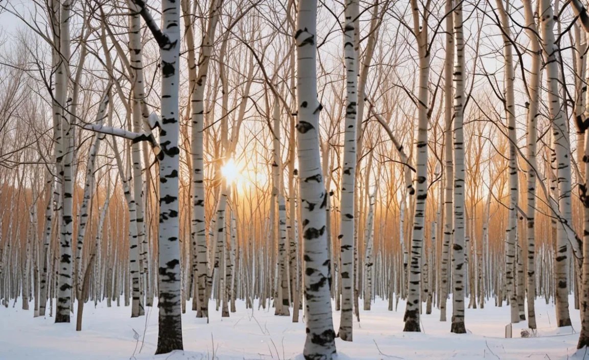 Preparing Birch Trees for Winter