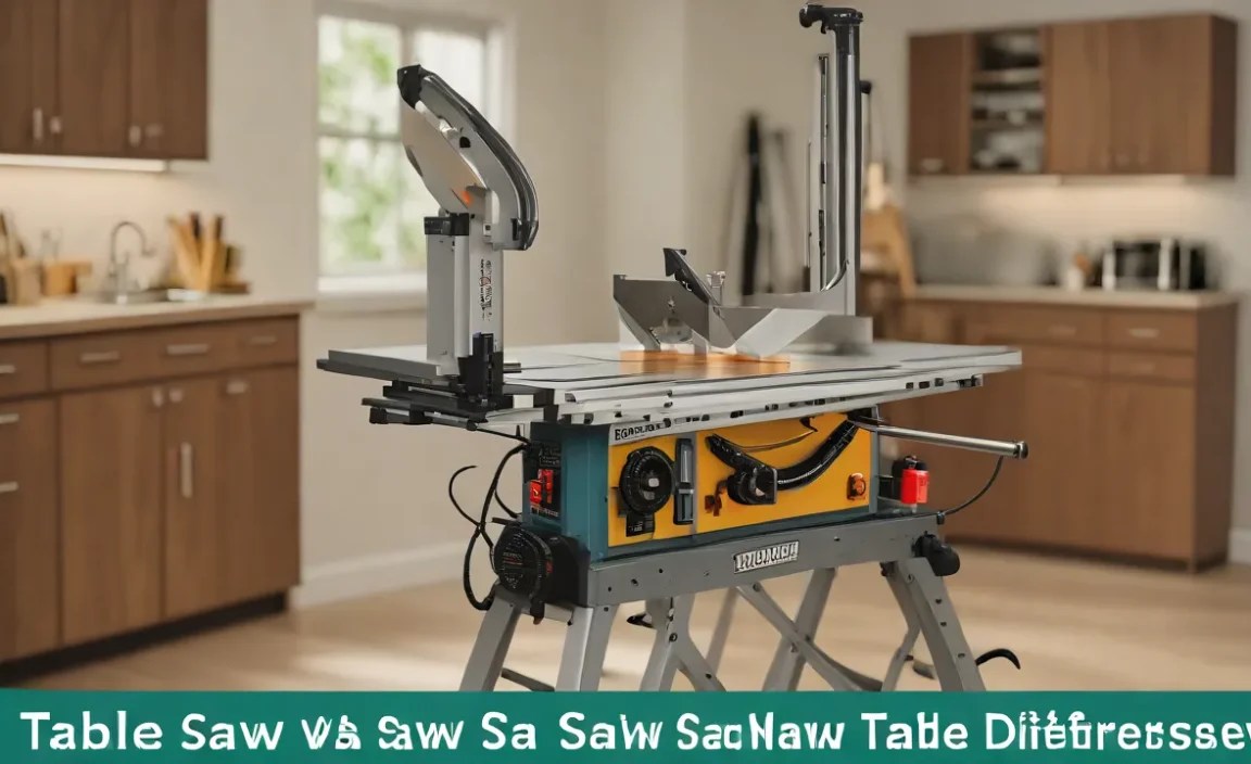 Table Saw Vs Bandsaw Difference: Key Features Explained
