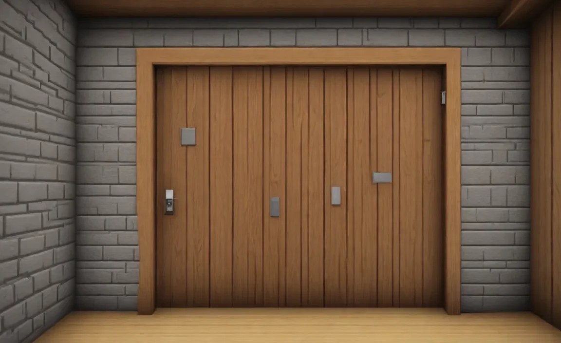 Using Redstone to Create a Lock