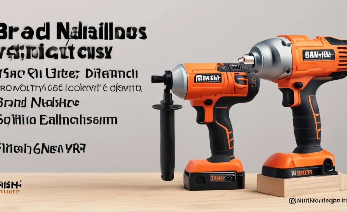 Brad Nailer vs Finish Nailer Difference: Essential Guide