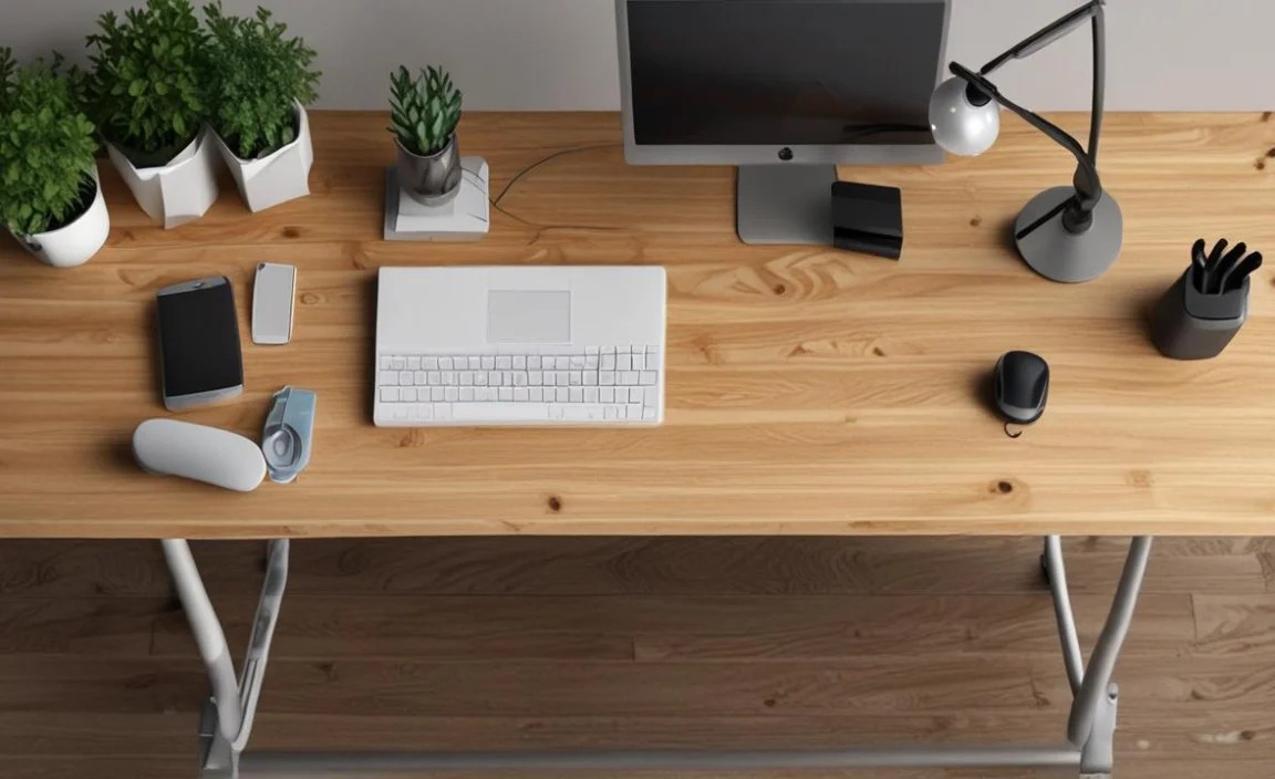 DIY Ash Wood Desk Projects