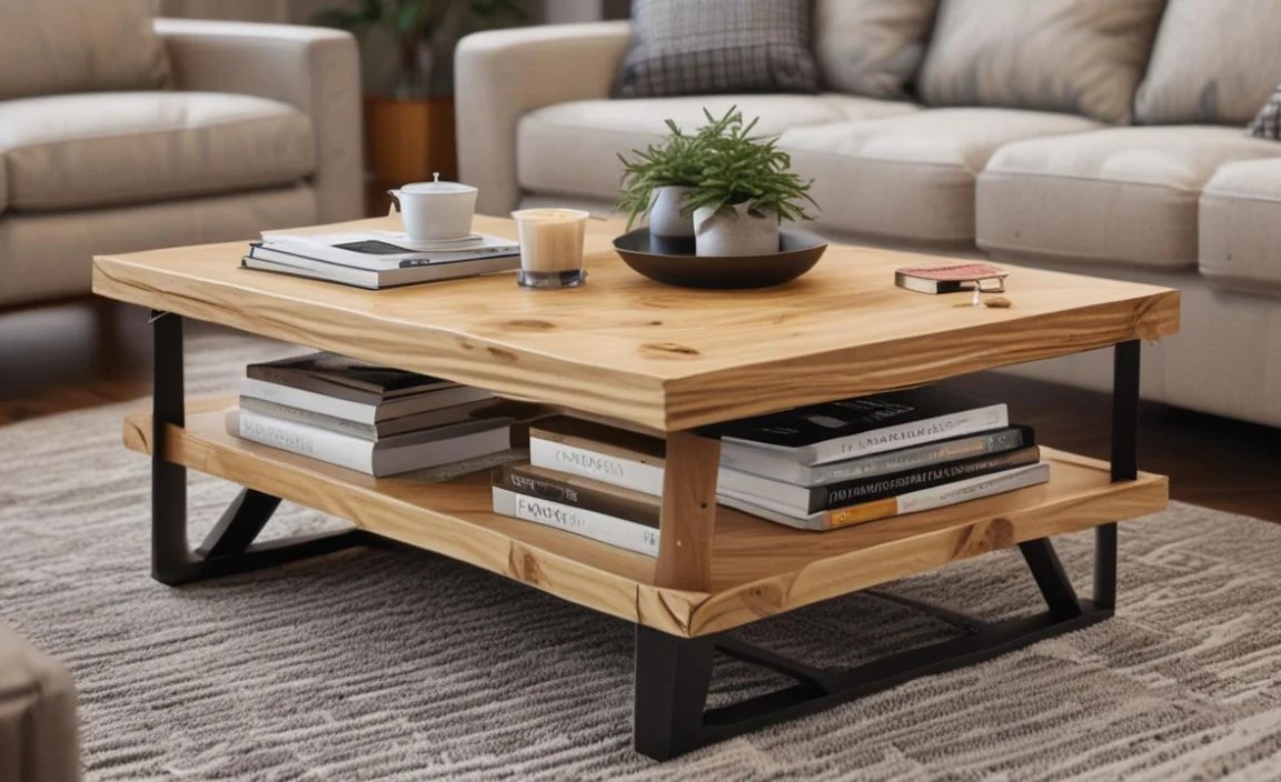 DIY Wooden Coffee Table With Storage: Essential Guide