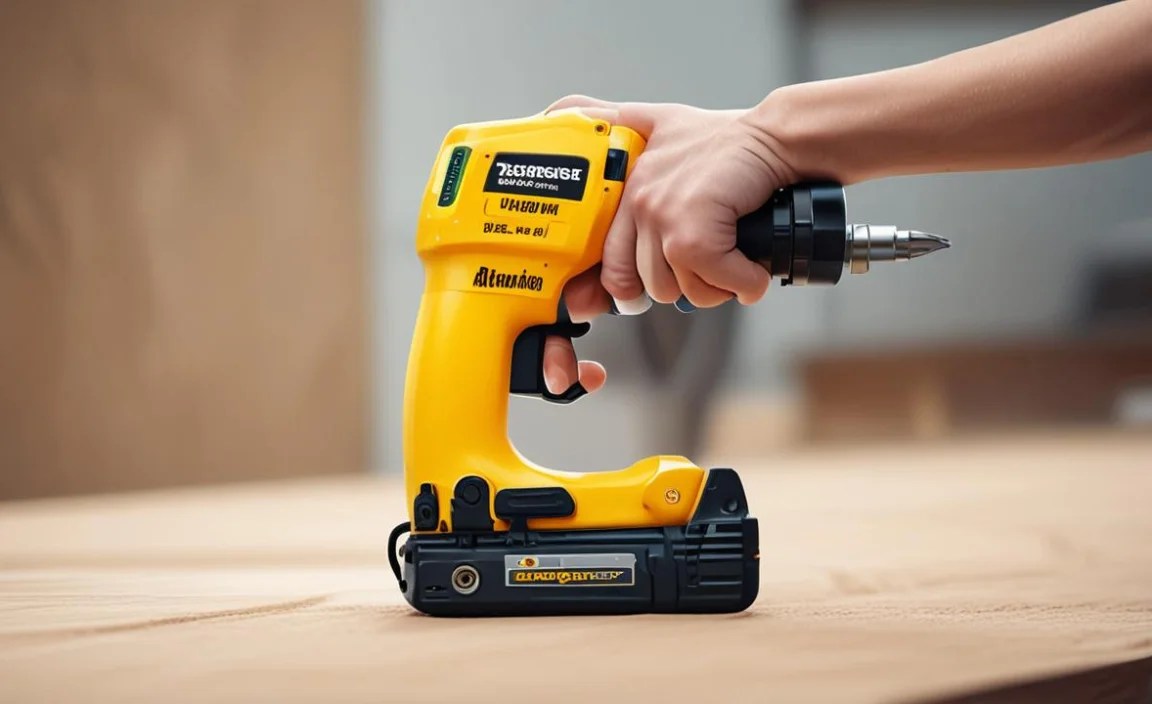 For Cordless Nailers:
