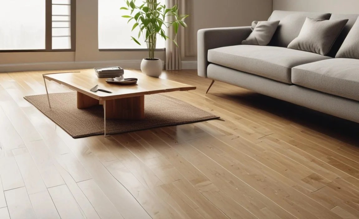 How do I clean my bamboo floor?