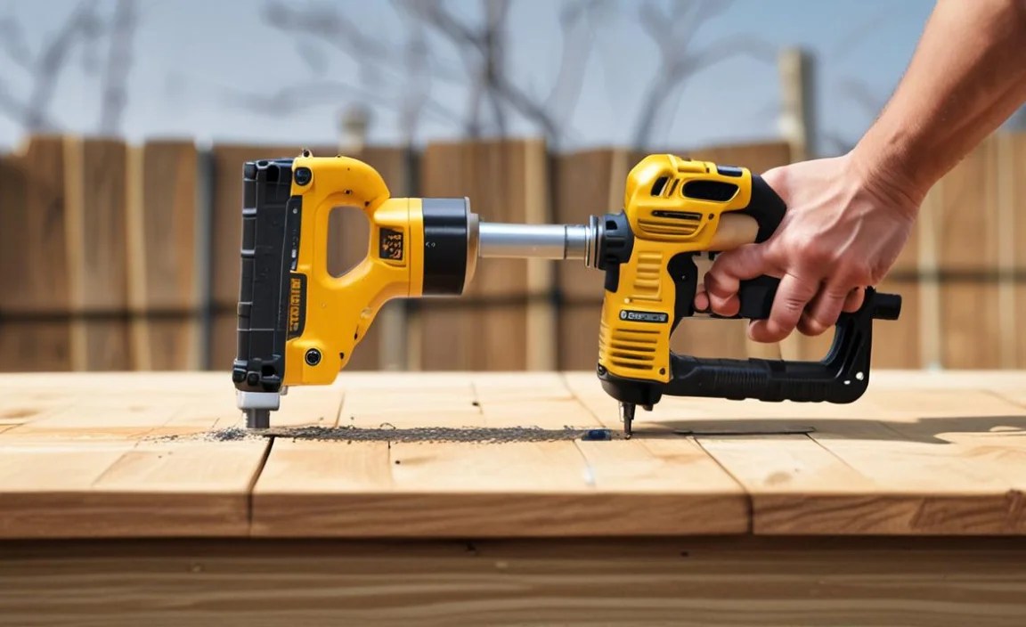 Important Safety Tips When Using a Decking Nail Gun