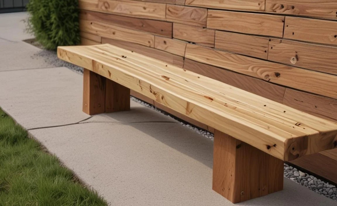 Materials List (for a 4-foot bench):